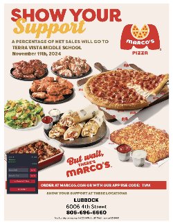 Marco's spirit night